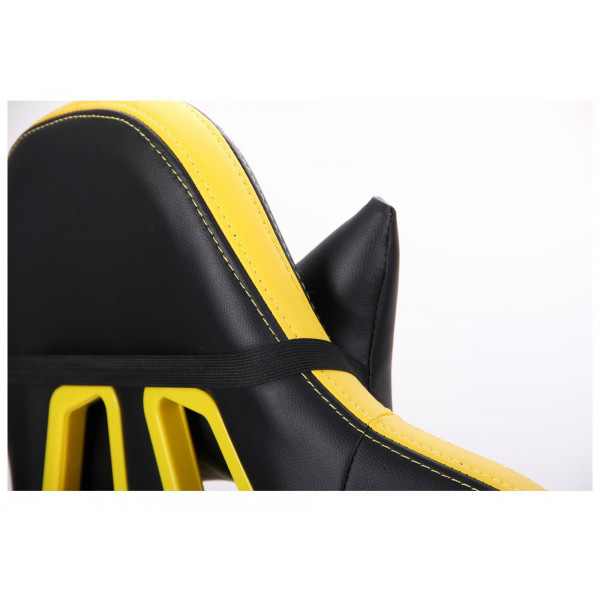 Фото - Кресло для геймеров AMF VR Racer BattleBee черный/желтый