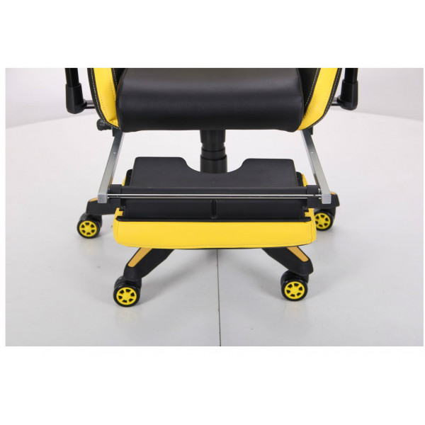 Фото - Кресло для геймеров AMF VR Racer BattleBee черный/желтый