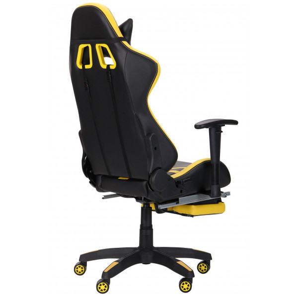 Фото - Кресло для геймеров AMF VR Racer BattleBee черный/желтый