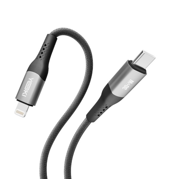 Фото - Кабель YOKI SOLID Type-C to Lightning 30W 2m Black (YK-SO15)