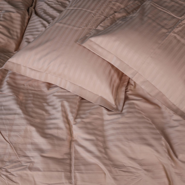 Фото - Комплект постельного белья детский MirSon Satin Stripe 30-0004 Cream 110х140 (2200005246085)