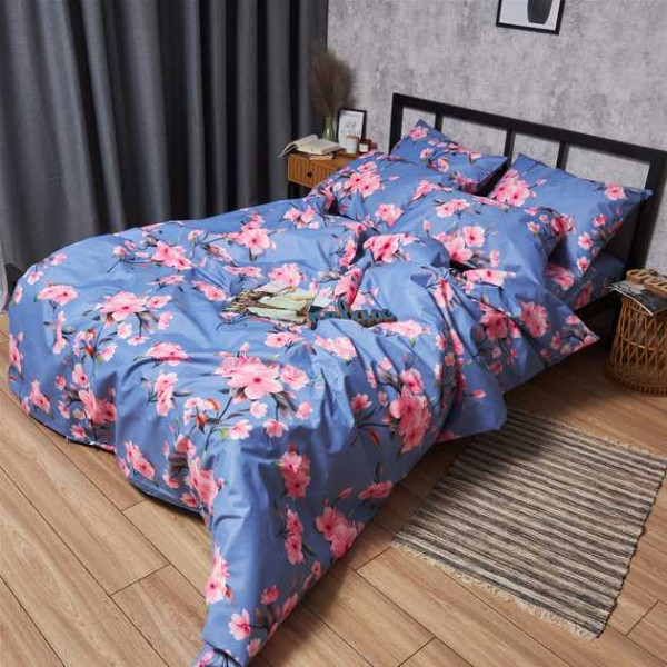 Фото - Комплект постільної білизни Moon&Star Мікросатин Premium «Blossom Sky» King Size 220x240 нав. 4х70х70 (MS-820007529)