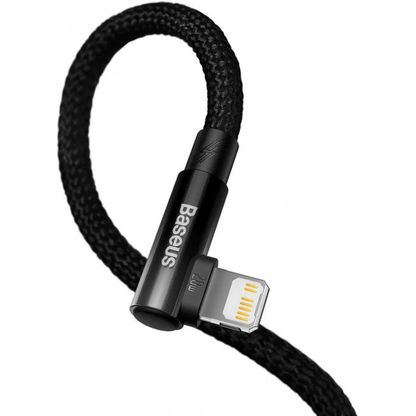 Фото - Кабель синхронізації даних Baseus MVP 2 Elbow-shaped Fast Charging Data Cable Type-C to iP 20W 1m Black (CAVP000201)