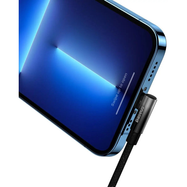 Фото - Кабель синхронізації даних Baseus MVP 2 Elbow-shaped Fast Charging Data Cable Type-C to iP 20W 1m Black (CAVP000201)