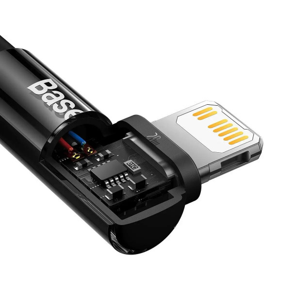 Фото - Кабель синхронізації даних Baseus MVP 2 Elbow-shaped Fast Charging Data Cable Type-C to iP 20W 1m Black (CAVP000201)