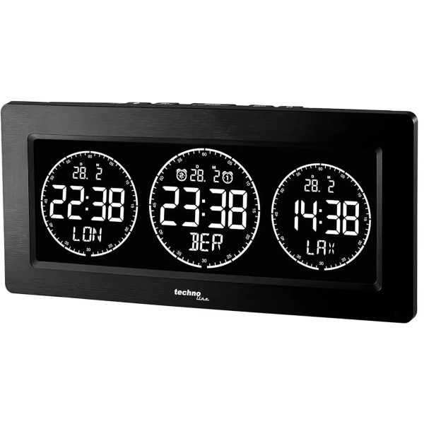 Фото - Настільний годинник Technoline WT458 Black