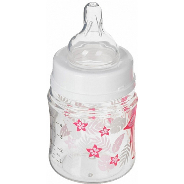 Фото - Пляшка для годування Canpol babies антиколікова з широким горлом PP Easy Start - Jungle коралова, 120 мл. (35/226_cor)