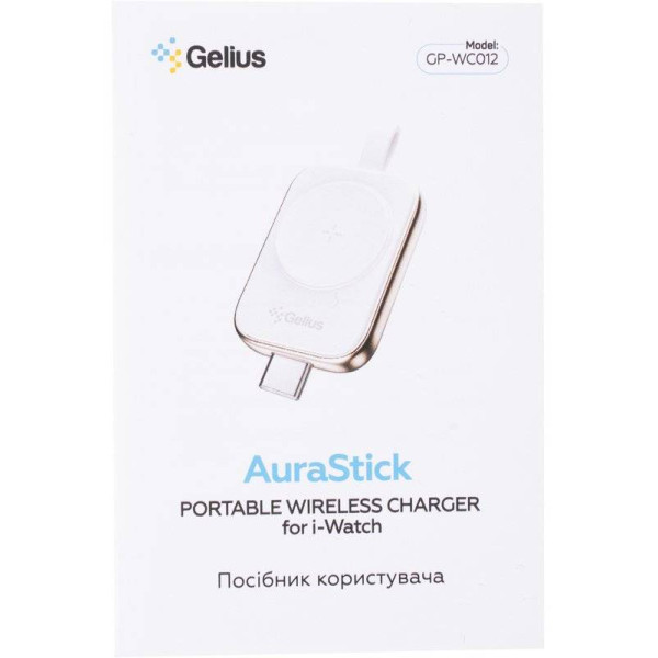 Фото - Бездротовий зарядний пристрій Gelius AuraStick GP-WC012 2.5W White (99410)