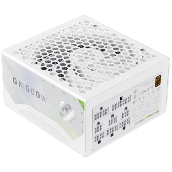 Фото - Блок живлення для ПК Gamemax GM 600B WH Fully-modular New