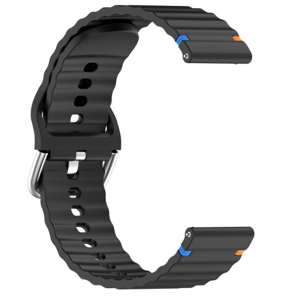 Фото - Ремешок для смарт-часов BeCover Ribbed Tape (22mm) for Xiaomi Watch 2 Pro / S4 / S3 / S1 Pro / S1 / S1 Active Black (714293)