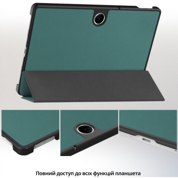 Фото - Чохол для планшета BeCover Smart Case for Oppo Pad SE/OnePlus Pad lite 11.0" 2025 Dark Green (714781)