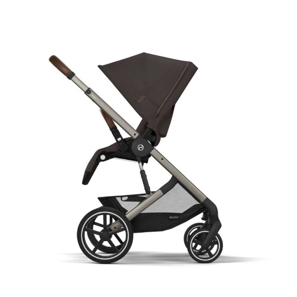 Фото - Коляска прогулочная Cybex Balios S Lux TPE Chocolate Brown (с бампером) (525000113)