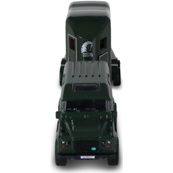 Фото - Автотранспорт TechnoDrive LAND ROVER (з причепом та фігурками коней) (520460.270)