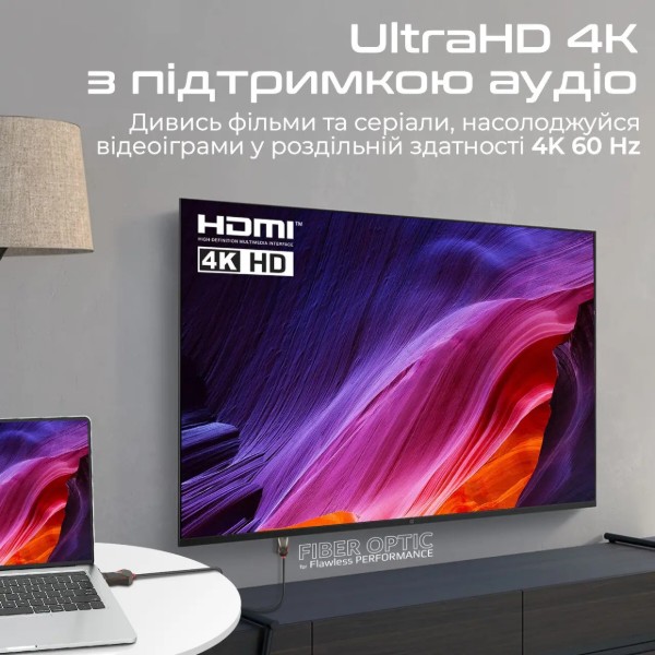 Фото - Кабель HDMI Promate v.2.0 (prolink4k60-15m)