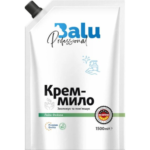 Фото - Рідке мило для рук BALU Лайм-Фейхоа, 1500 мл
