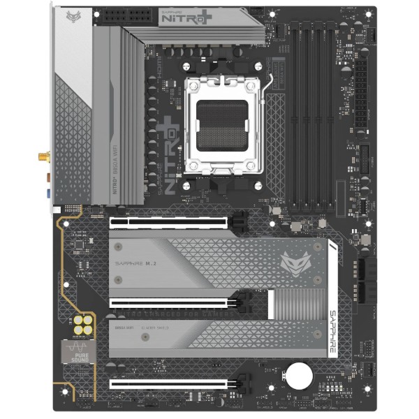 Фото - Материнская плата Sapphire NITRO+ B850A WIFI7 DDR5 (52123-03-40G)