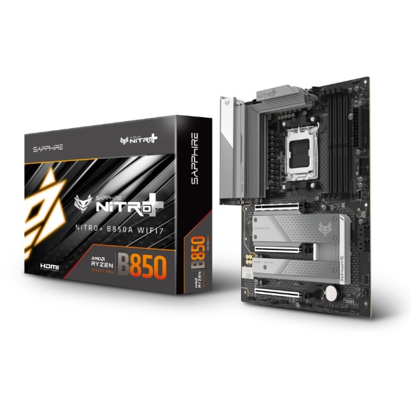 Фото - Материнская плата Sapphire NITRO+ B850A WIFI7 DDR5 (52123-03-40G)