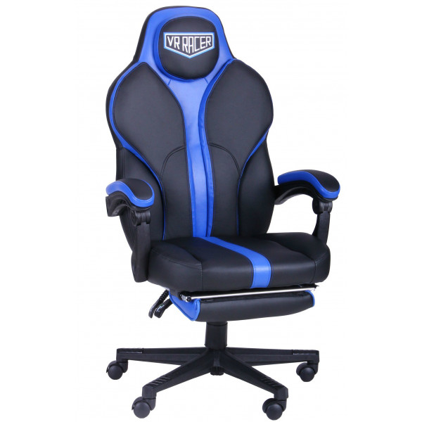 Фото - Кресло для геймеров AMF VR Racer Edge Titan Черный с синим