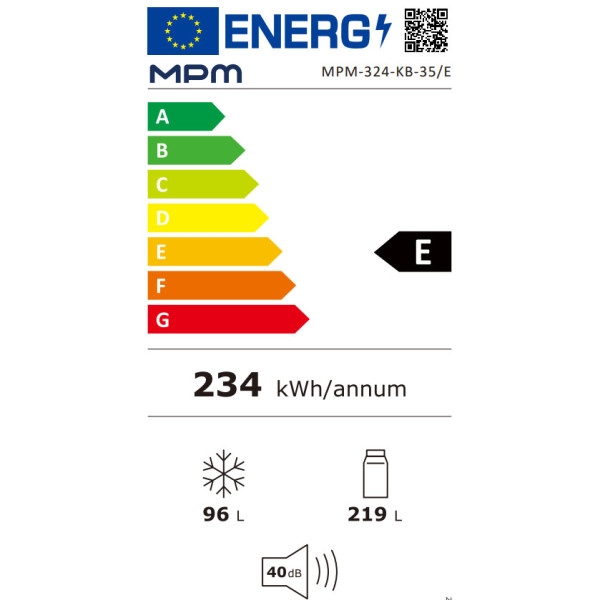 Фото - Холодильник MPM MPM-324-KB-35/E