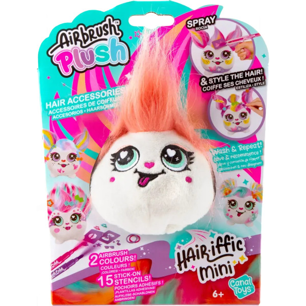 Фото - Набір для декупажу та розпису Canal Toys DIY AIRBRUSH PLUSH - Hair'iffic Зроби зачіску - Піксі (AIR038/2) Фото - Набір для декупажу та розпису Canal Toys DIY AIRBRUSH PLUSH - Hair'iffic Зроби зачіску - Піксі (AIR038/2)