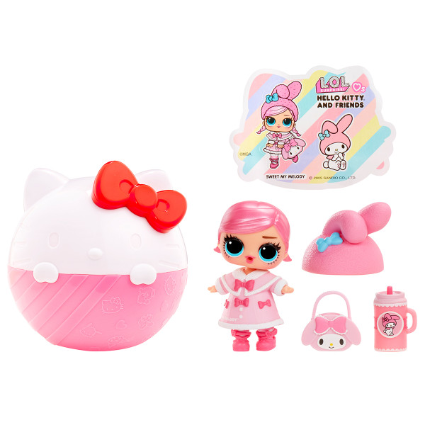 Фото - Лялька-сюрприз набір L.O.L. Surprise! серії Loves Hello Kitty – HELLO KITTY І ДРУЗІ (в асорт.) (523840)