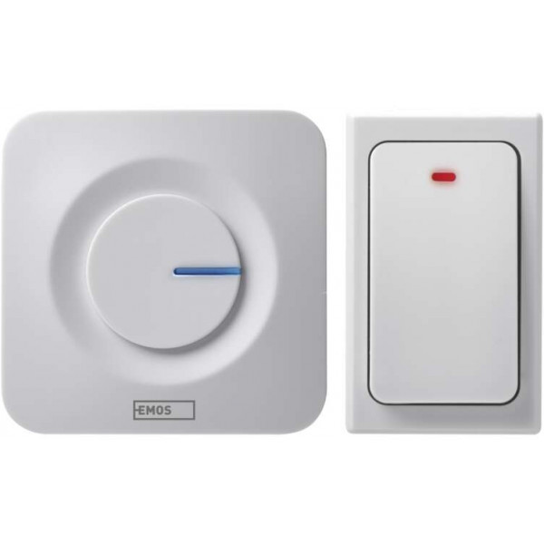 Фото - Бездротовий дверний дзвінок EMOS P5729, біл.