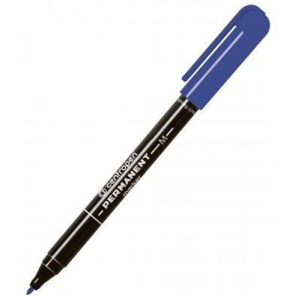 Фото - Маркер Centropen Permanent 2846 1 мм Blue (2846/03)