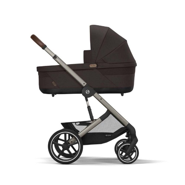Фото - Коляска прогулочная Cybex Balios S Lux TPE Chocolate Brown (с бампером) (525000113)