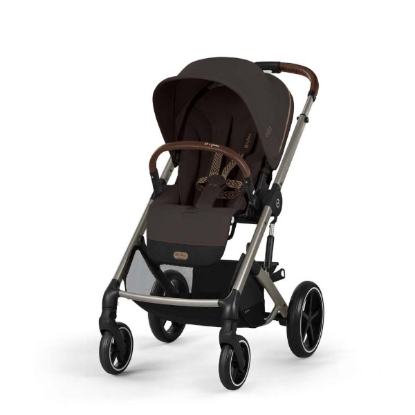 Фото - Коляска прогулочная Cybex Balios S Lux TPE Chocolate Brown (с бампером) (525000113)