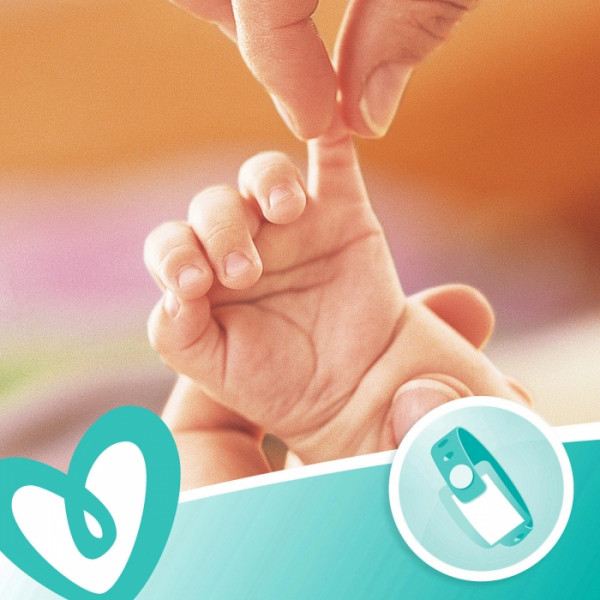 Фото - Вологі серветки для немовлят Pampers Sensitive, 80 шт. (81687187)