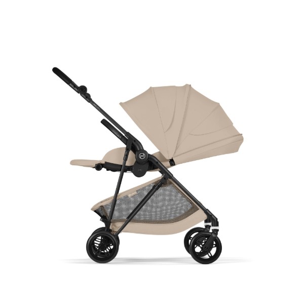 Фото - Коляска прогулочная Cybex Melio Carbon Almond Beige (с бампером)