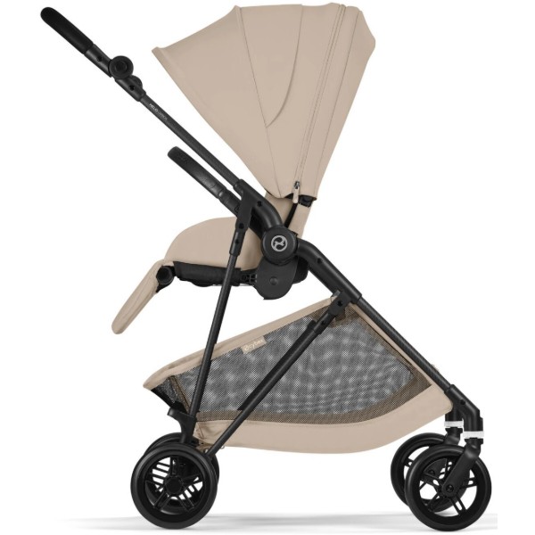 Фото - Коляска прогулочная Cybex Melio Carbon Almond Beige (с бампером)