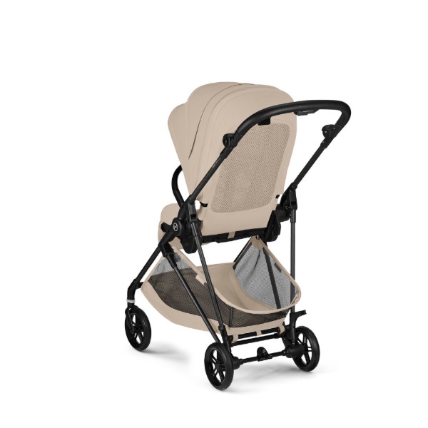 Фото - Коляска прогулочная Cybex Melio Carbon Almond Beige (с бампером)