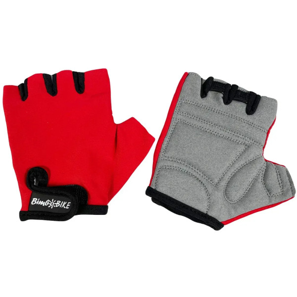 Фото - Велорукавиці дитячі Bimbo Bike 4-6 років розмір S червоні FUNNY (90943R-IS)