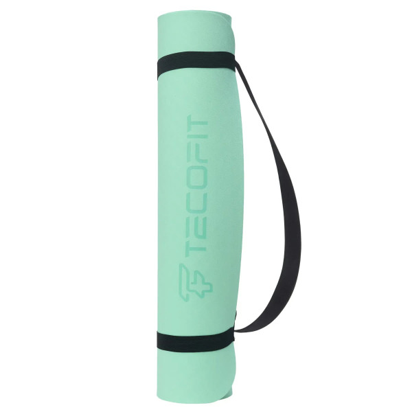 Фото - Килимок для йоги та фітнесу TECOFIT Dual Color TPE Mat 183х61х0.6 см Green/black (TOP18013825/5)