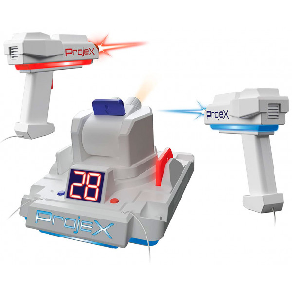 Фото - Уценка - Лазерный набор Laser X ПРОЕКТОР LASER X ANIMATED (2 игр. бластера, 3 слайда-цели) (52608)