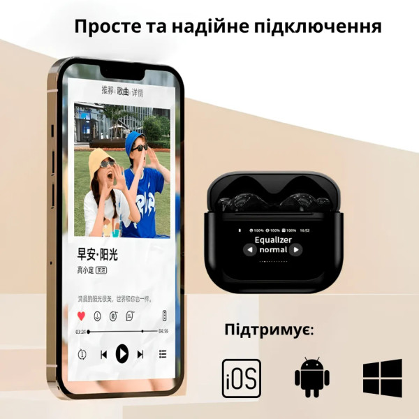 Фото - Навушники вкладиші бездротові TWS INSPIRE YX28 Black