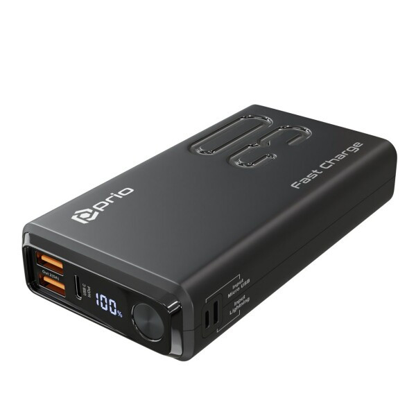 Фото - Батарея мобильная PRIO Fast Charge Power Bank 30 000 mAh Black (52958)