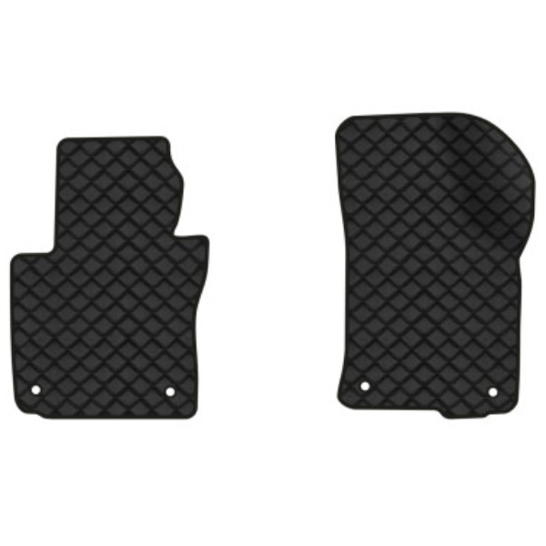 Фото - Коврики из экокожи в салон авто передние EVAtech для Octavia A5 (AT, 8 clips) Skoda 2004-2013 2 поколение Liftback EU (SK12152AB2AV4BBB)