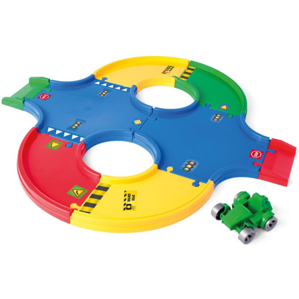 Фото - Ігровий набір Wader Play Tracks Basic перехрестя (53002)