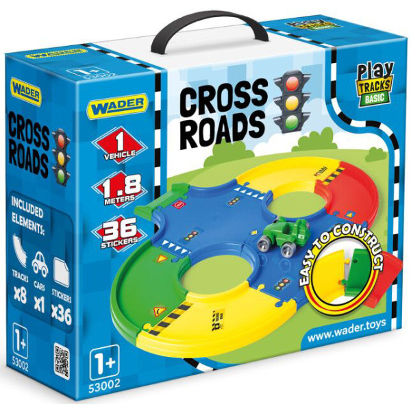 Фото - Ігровий набір Wader Play Tracks Basic перехрестя (53002)