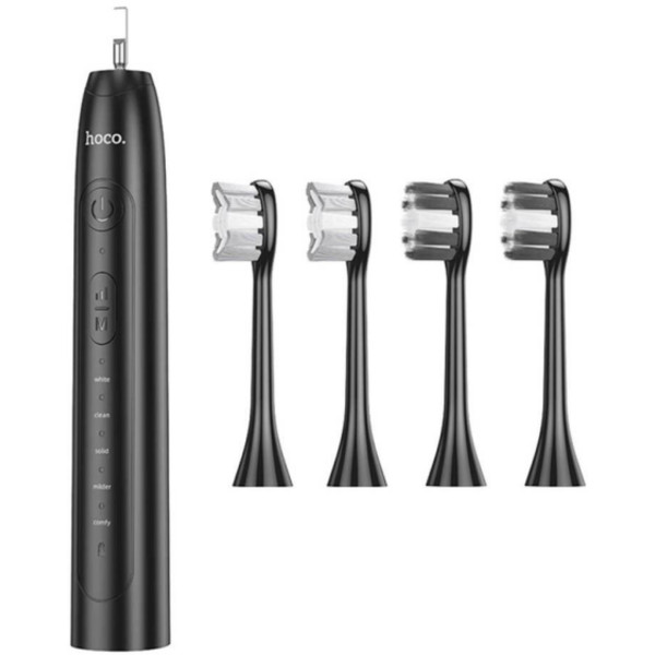 Фото - Зубная щетка электрическая HOCO HP60 Wave electric toothbrush Black (6942007631679)