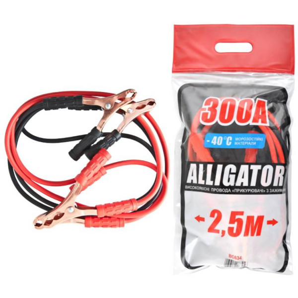 Фото - Стартовий дріт ALLIGATOR 300А 2,5м (BC634)