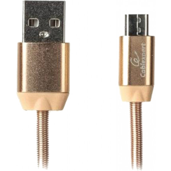 Фото - Кабель Cablexpert USB 2.0 A - microUSB B Gold 1m (CCPB-M-USB-08G)