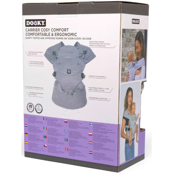 Фото - Рюкзак - кенгуру Xplorys Dooky Cosy Comfort Grey (5326201)
