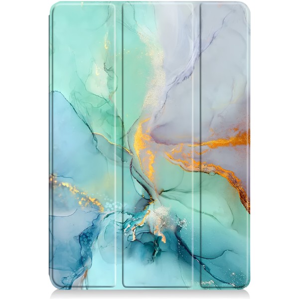 Фото - Чохол для планшета BeCover Soft Edge TPU з кріпленням для стілусу for Xiaomi Redmi Pad SE 8.7'' Green Marble (712574)