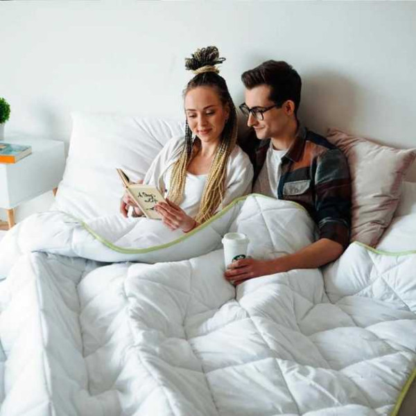 Фото - Ковдра зимова двоспальна MirSon антиалергенне EcoSilk 003172x205 см (2200000002747)