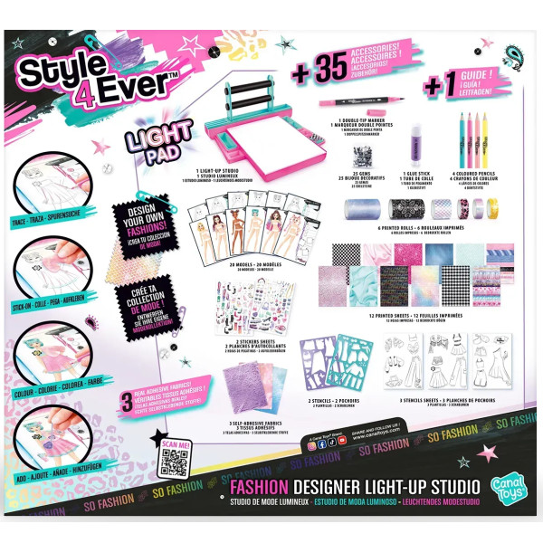 Фото - Набір для паперової творчості Canal Toys Style 4 Ever Фабрика дизайну з панелю з підсвіткою (OFG303)