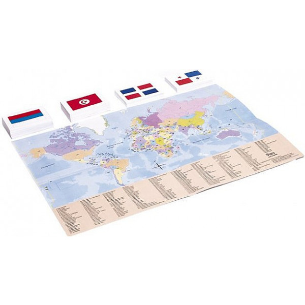 Фото - Настольная игра (3-4 года) Strateg Флаги мира рус. (709)