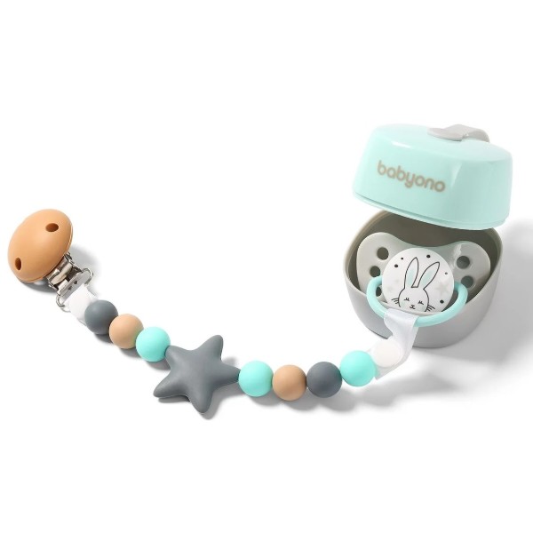 Фото - Контейнер для зберігання пустушок BabyOno Natural nursing білий (535/01)
